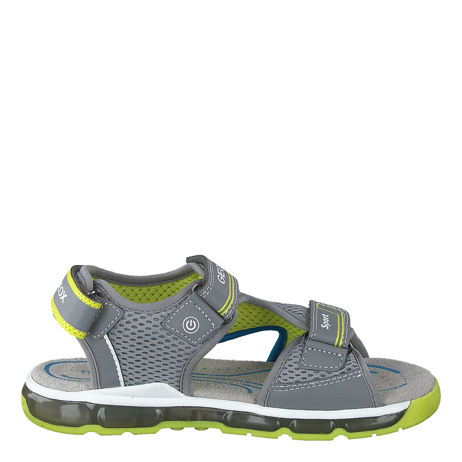 J Sandal Android Boy Grey/lime