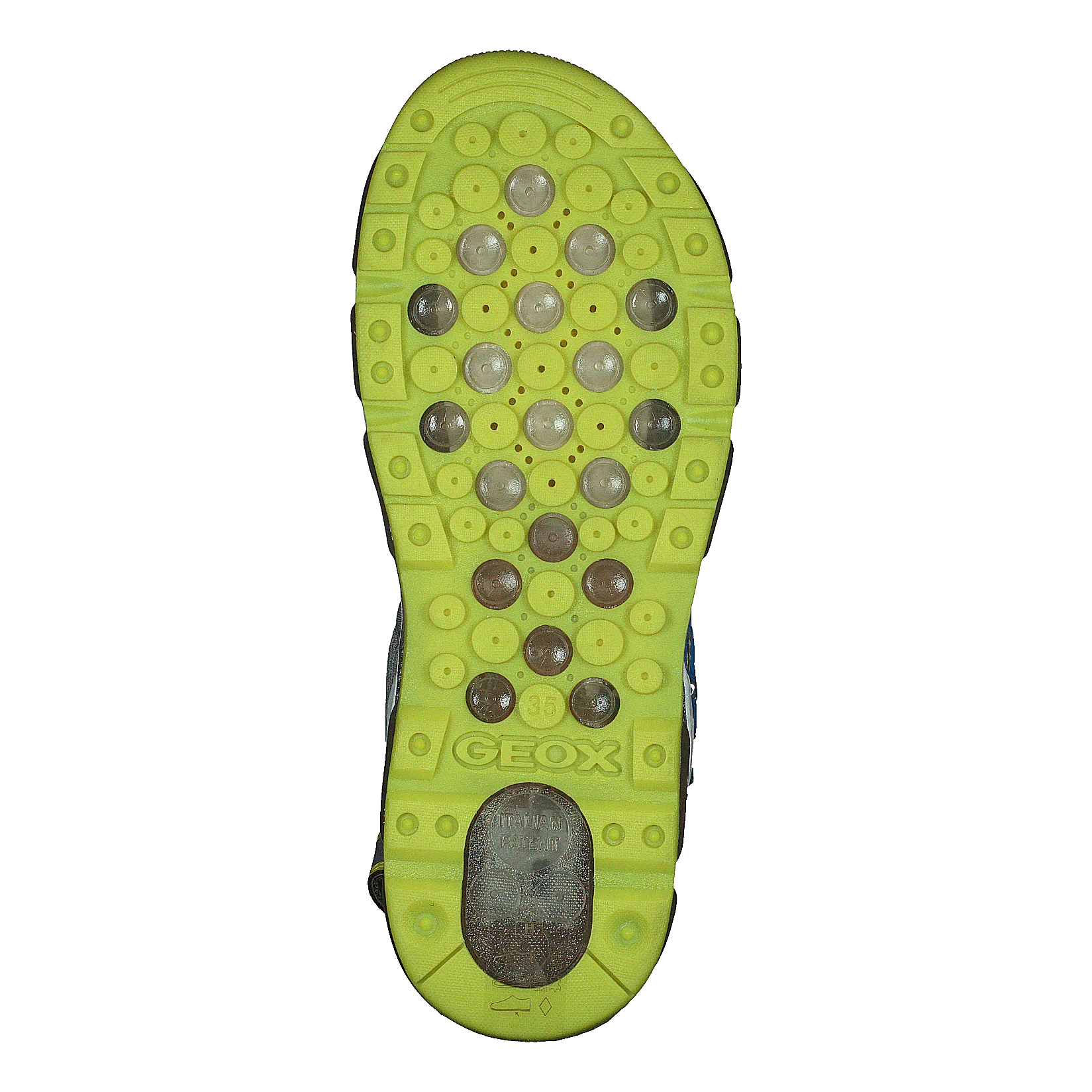 J Sandal Android Boy Grey/lime