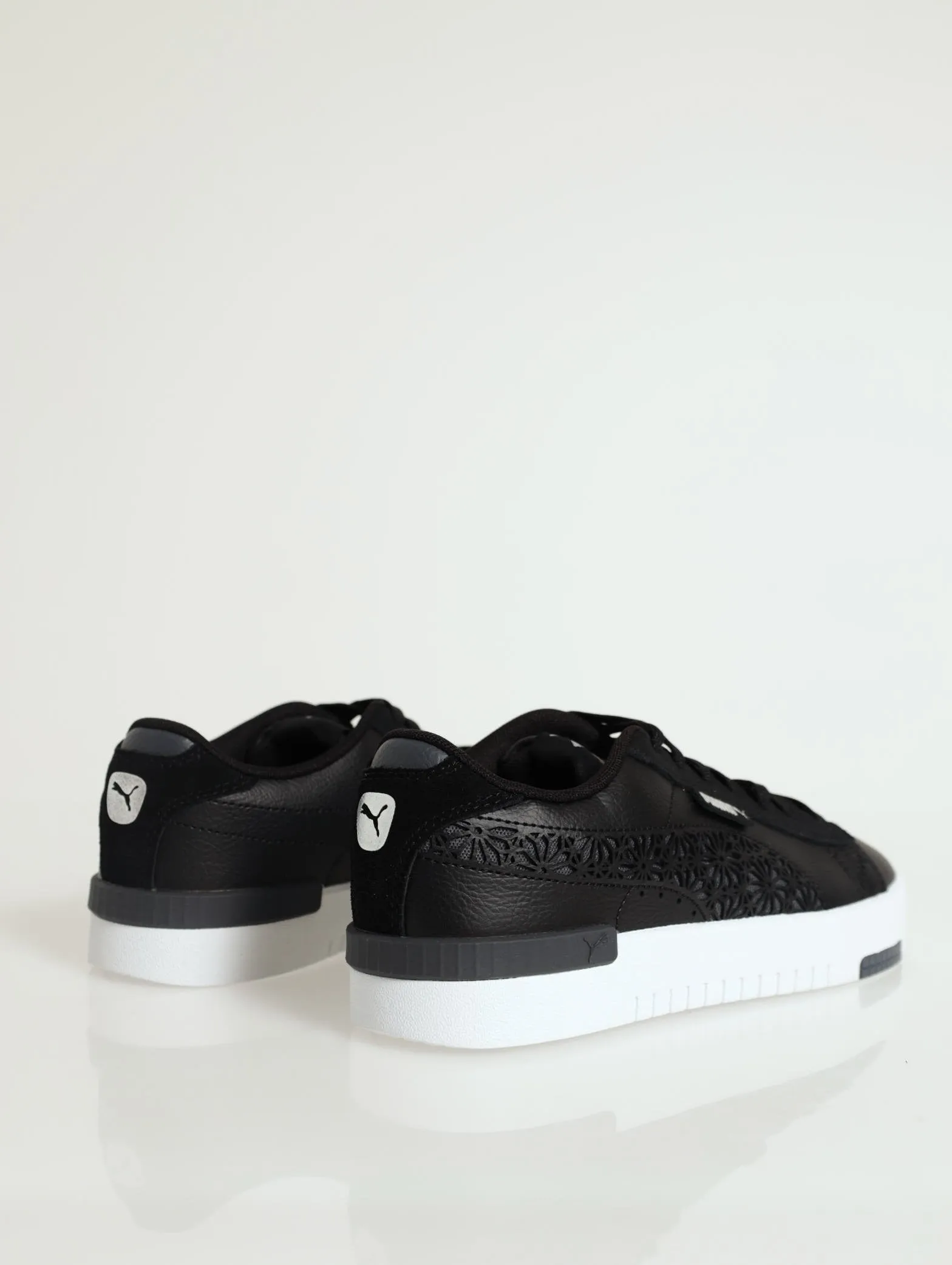 Jada Renew Laser Cut Sneaker - Black