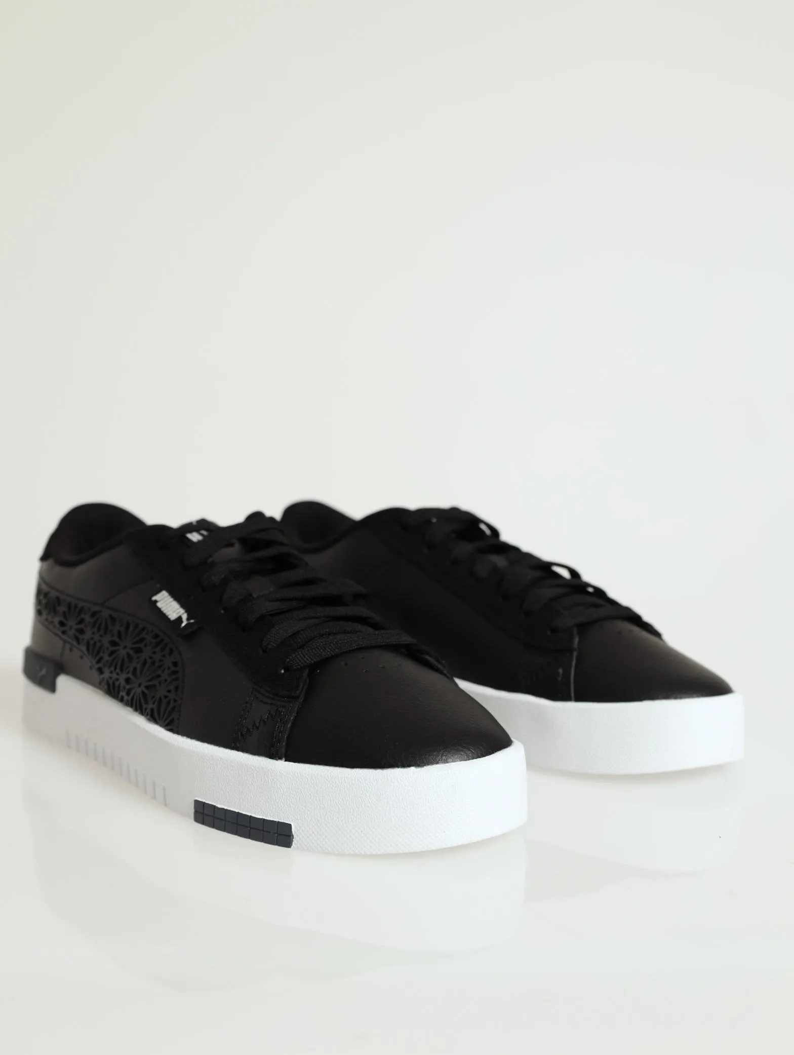 Jada Renew Laser Cut Sneaker - Black