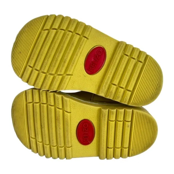 Kenzo Jungle Toddle EU 20 | US 6 Made in‎ France Yellow Floral Sandal Shoe