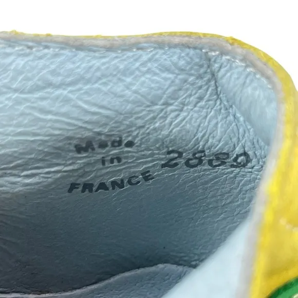 Kenzo Jungle Toddle EU 20 | US 6 Made in‎ France Yellow Floral Sandal Shoe