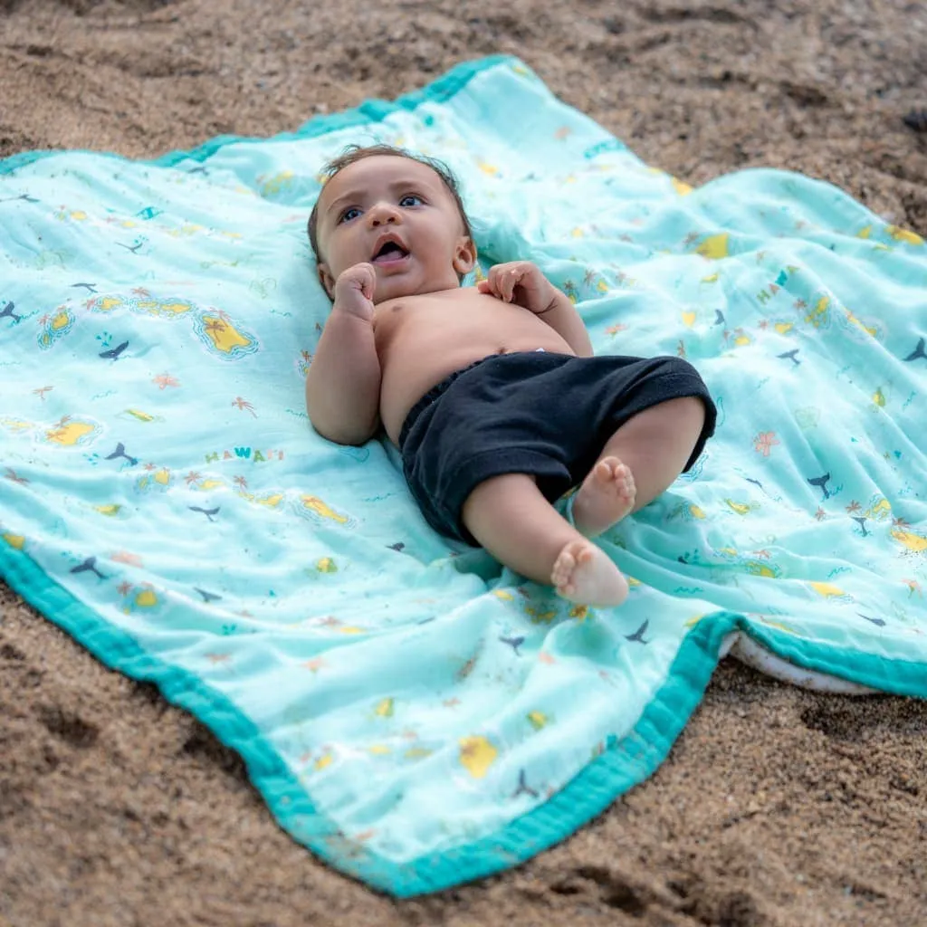 Kuʻu Home O Hawaiʻi Baby Bamboo Quilt