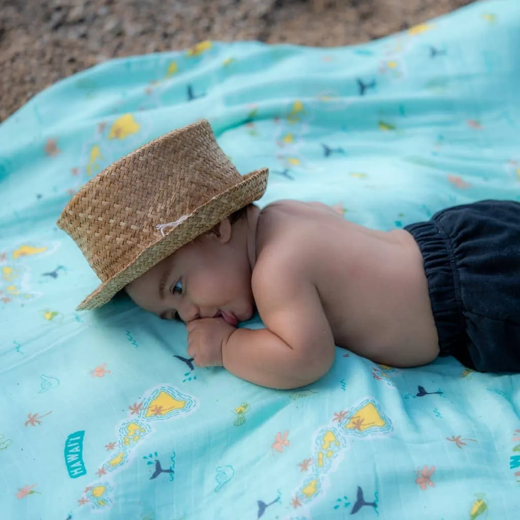 Kuʻu Home O Hawaiʻi Baby Bamboo Quilt