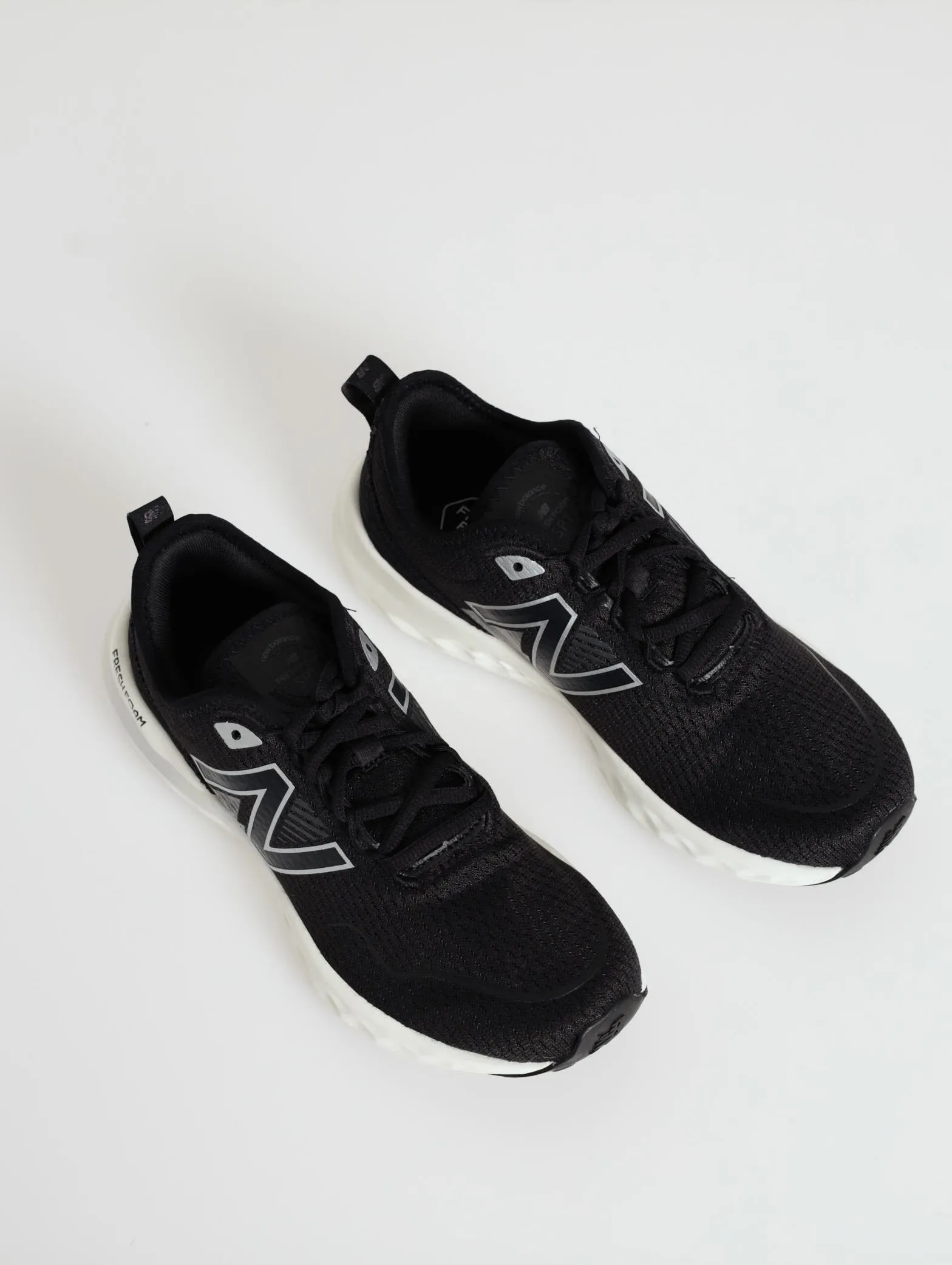 Lace Up Running Sneaker - Black