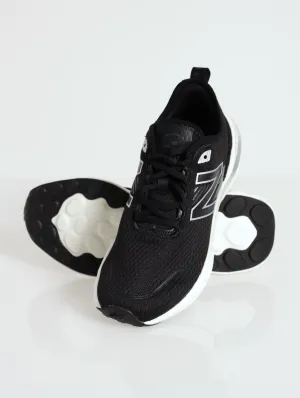 Lace Up Running Sneaker - Black