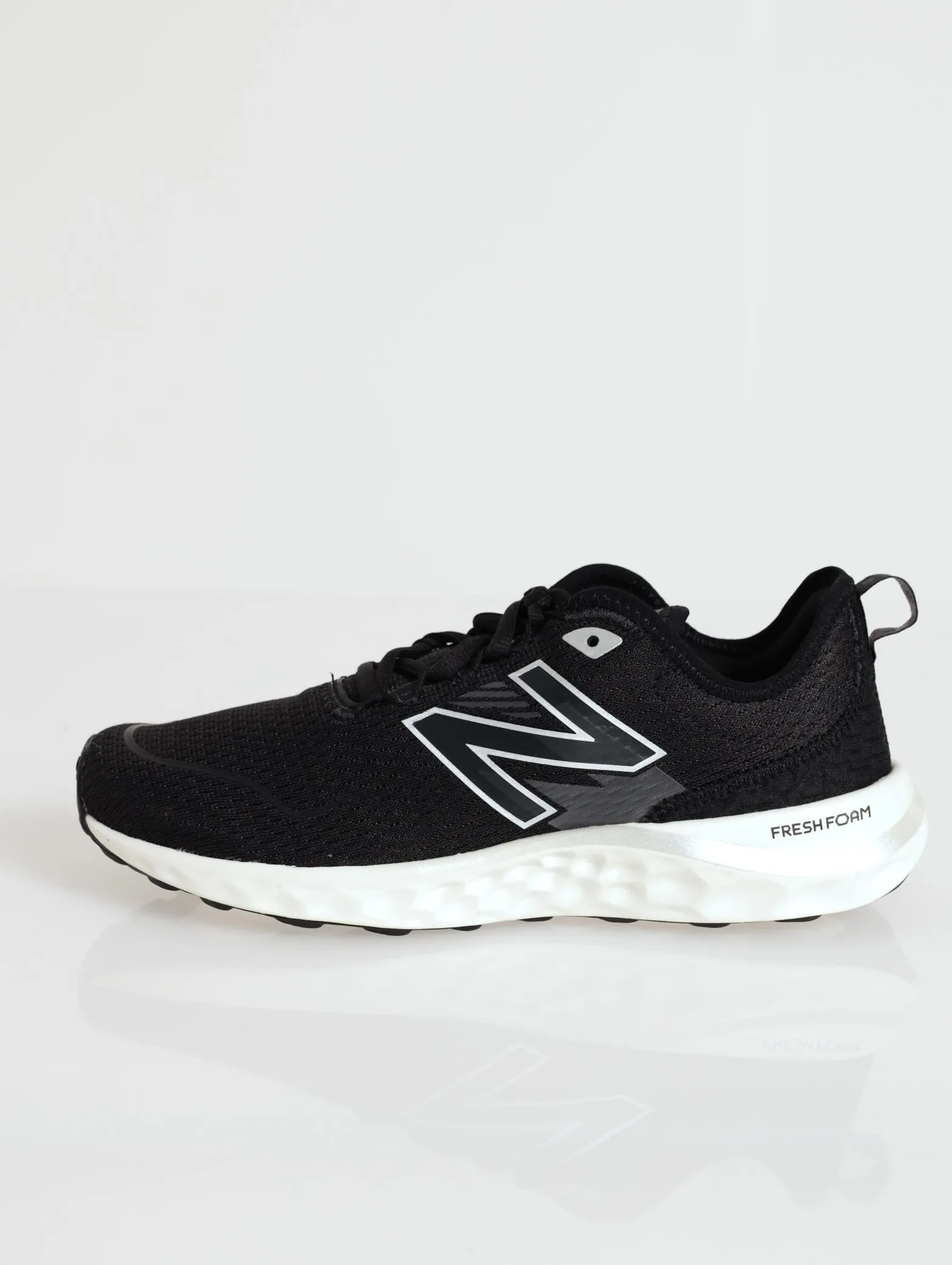 Lace Up Running Sneaker - Black