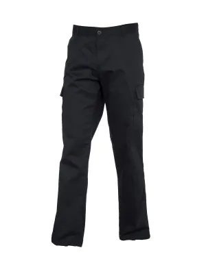 Ladies Black Cargo Trousers