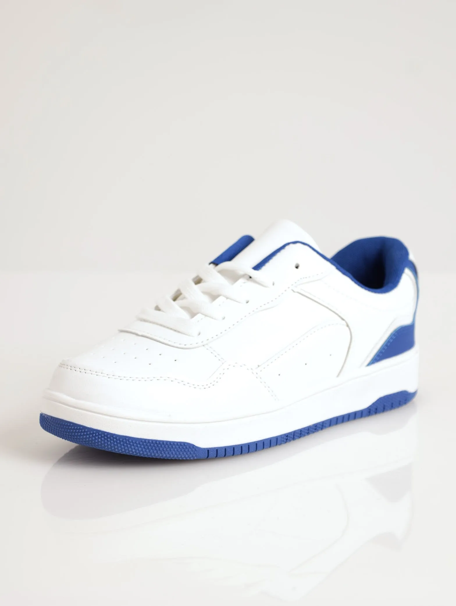 Ladies Contrast Colour Sneaker - Blue