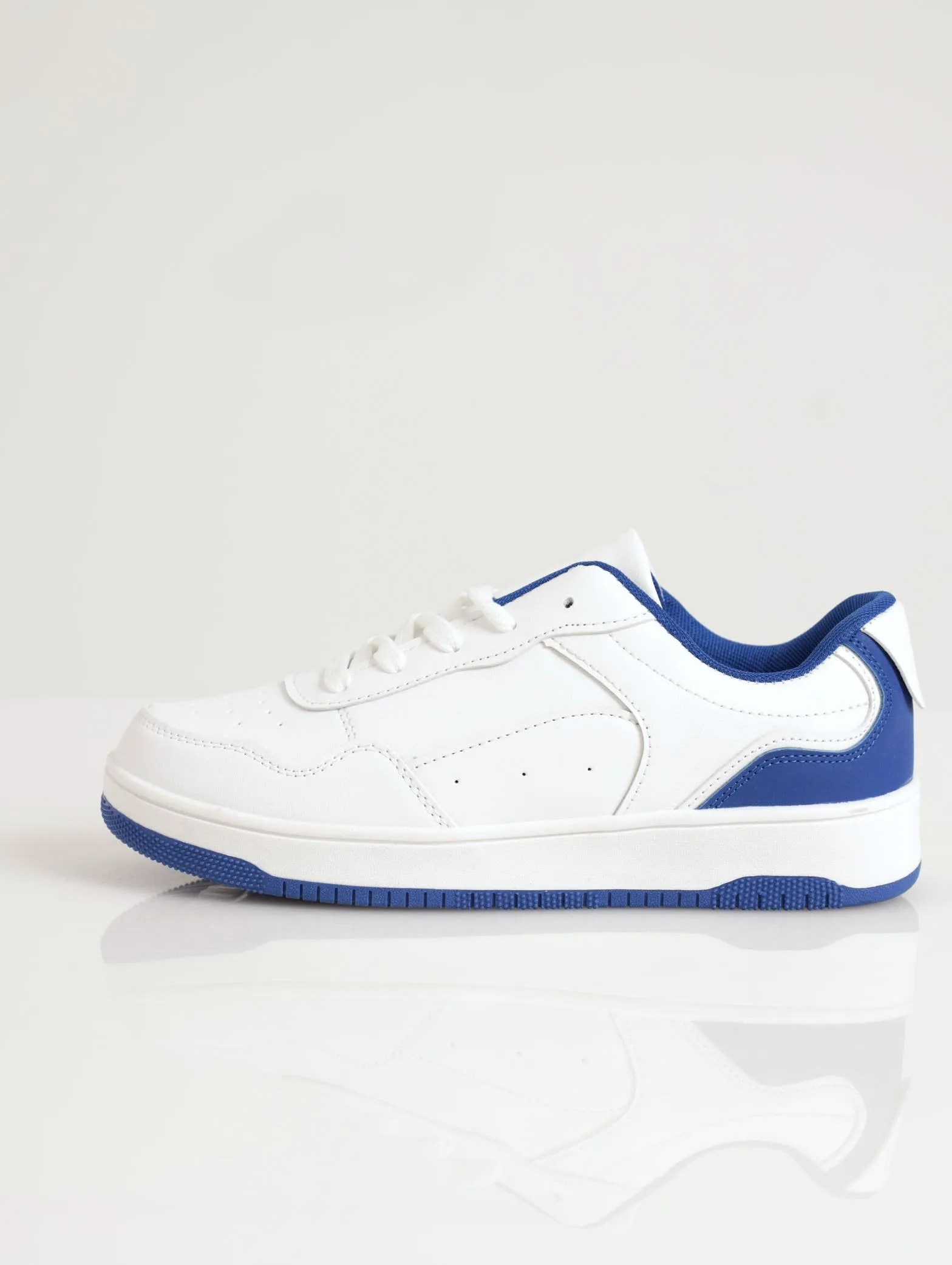 Ladies Contrast Colour Sneaker - Blue