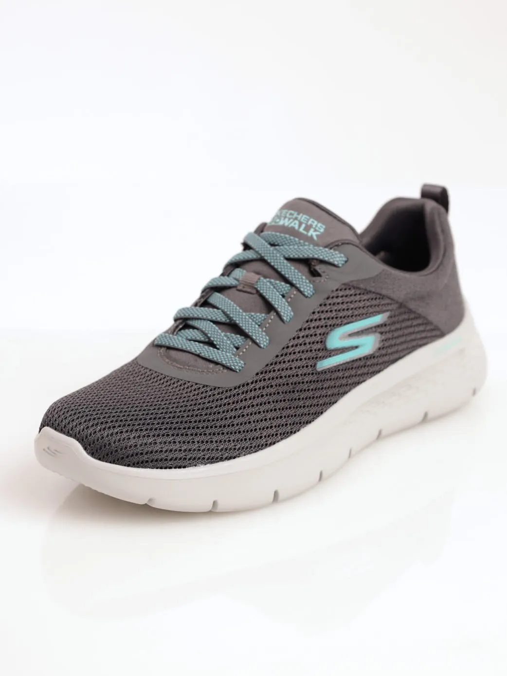 Ladies Go Walk Flex Sneaker - Charcoal