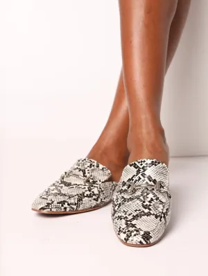 Ladies Push-In Square Toe Loafer