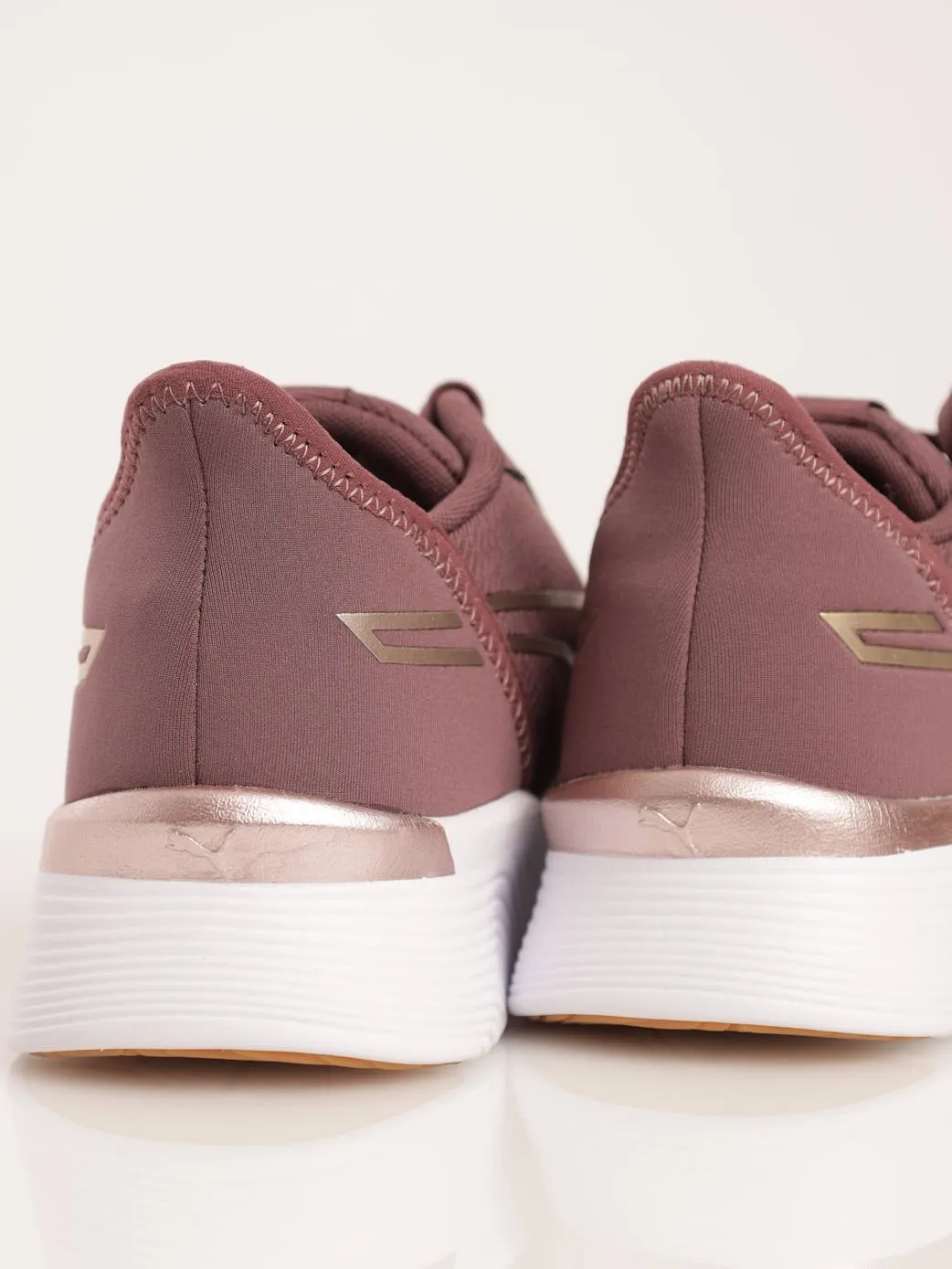 Ladies Remedie Metallic Sneaker - Plum