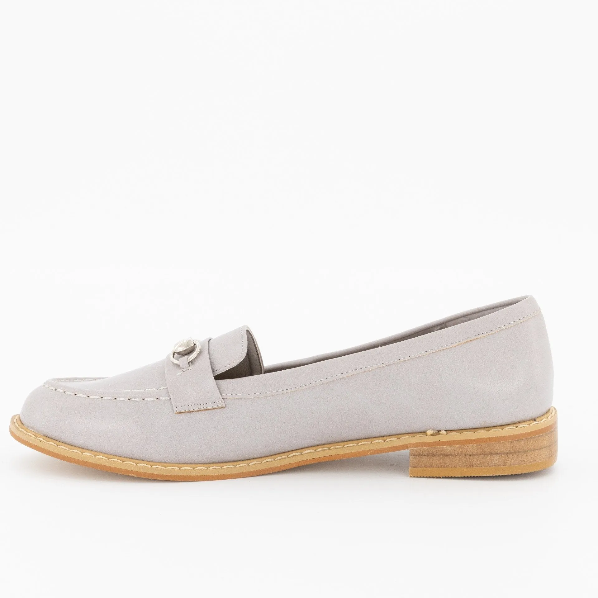 Ladies Trim Loafer - Bleach