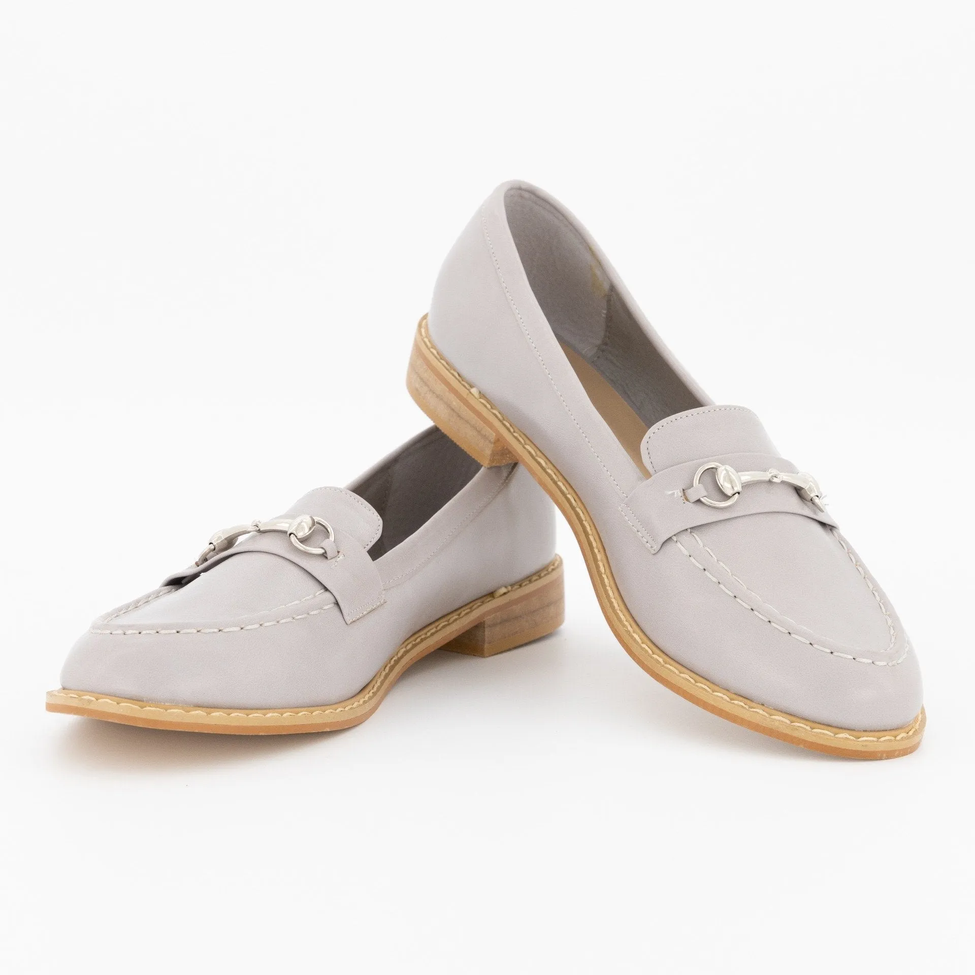 Ladies Trim Loafer - Bleach