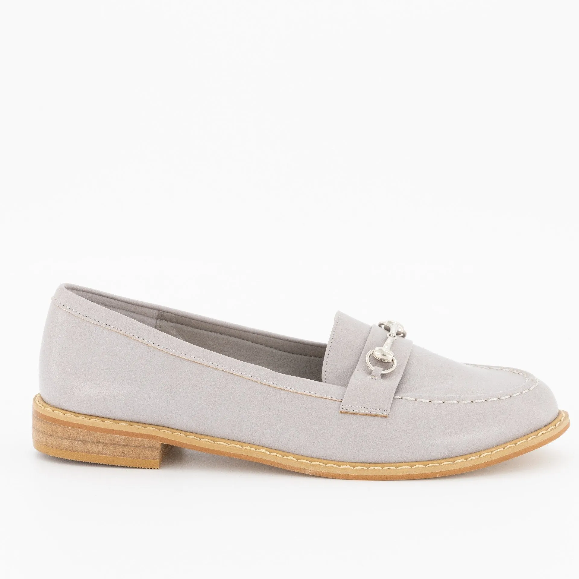 Ladies Trim Loafer - Bleach