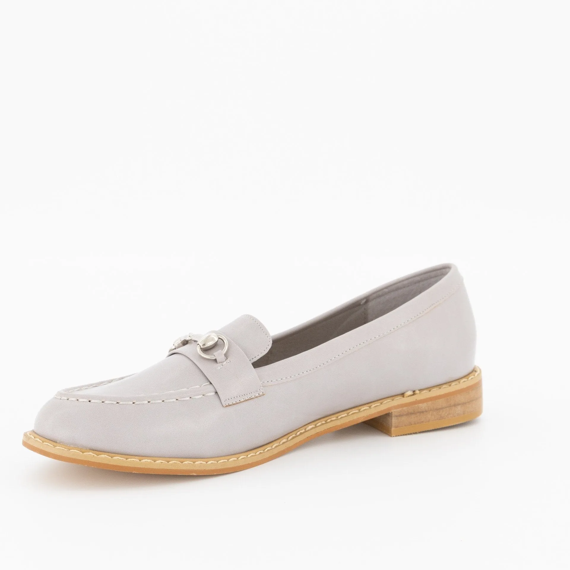 Ladies Trim Loafer - Bleach