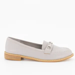 Ladies Trim Loafer - Bleach