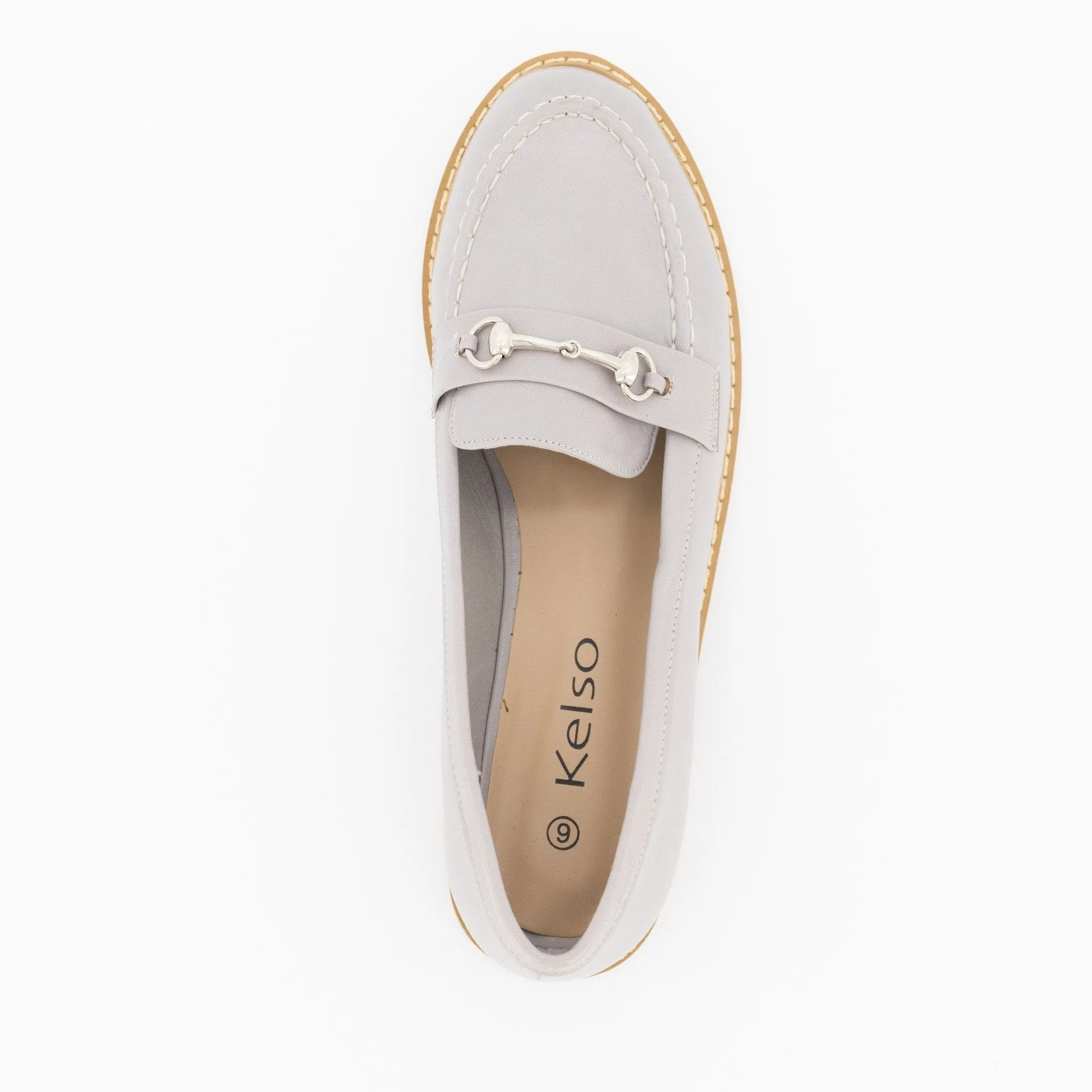 Ladies Trim Loafer - Bleach