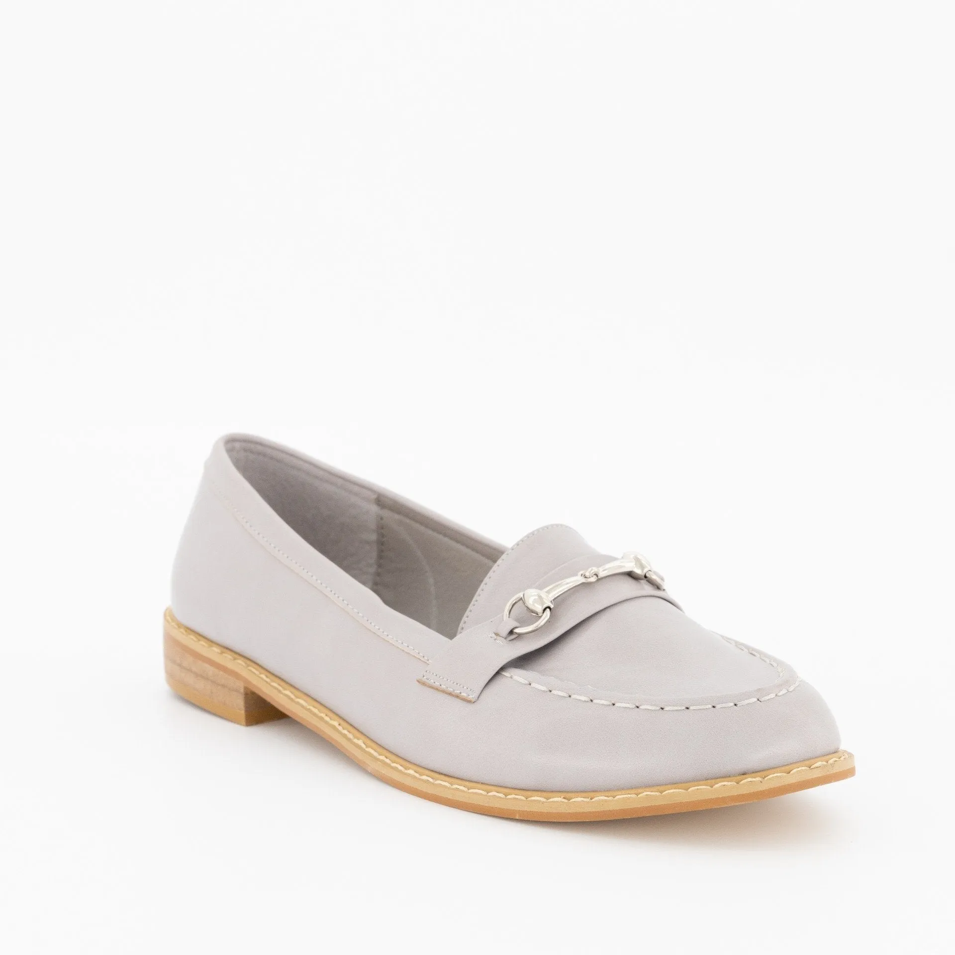 Ladies Trim Loafer - Bleach