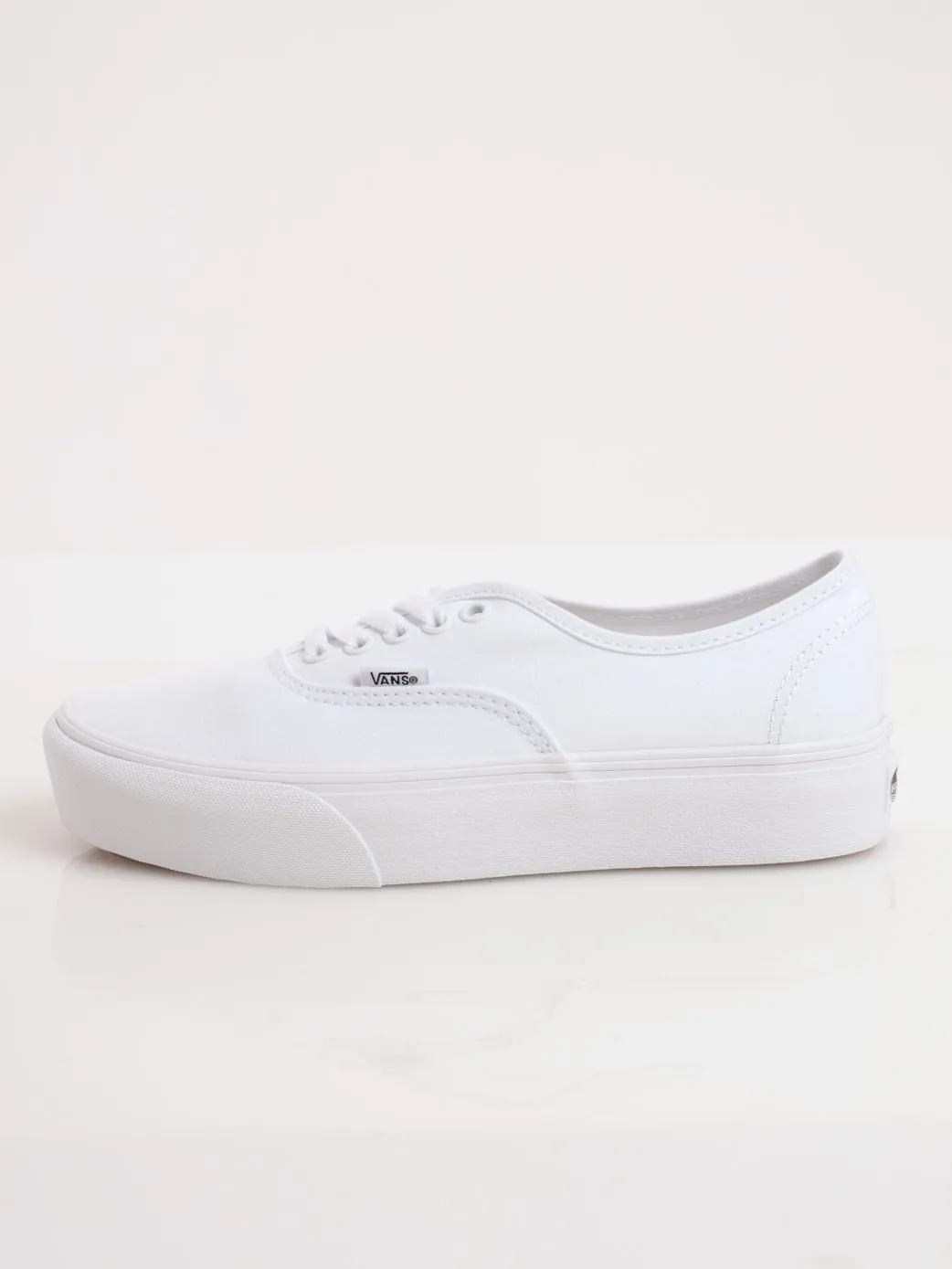 Ladies UA Authentic Platform 2.0 Sneaker - White