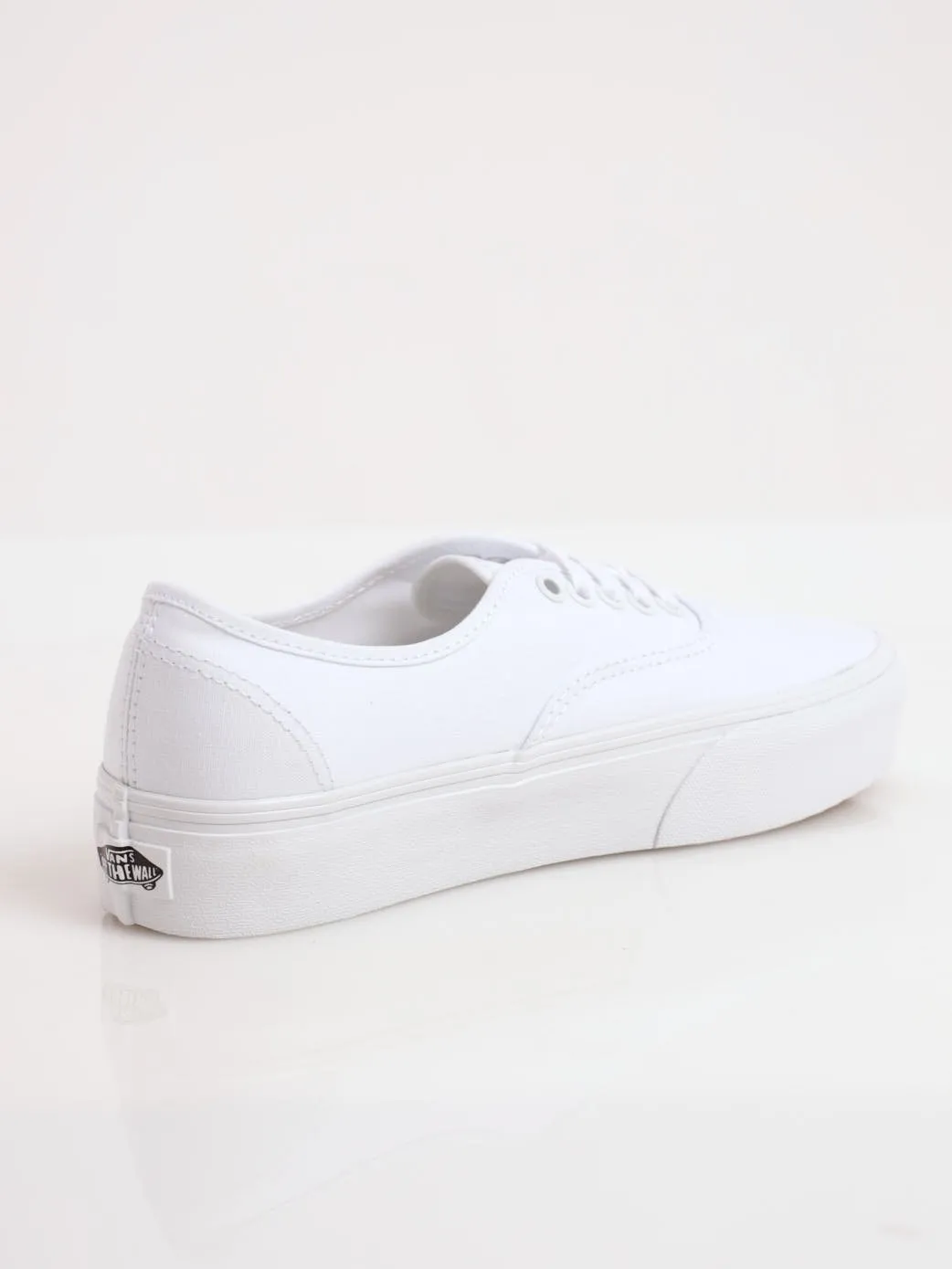 Ladies UA Authentic Platform 2.0 Sneaker - White