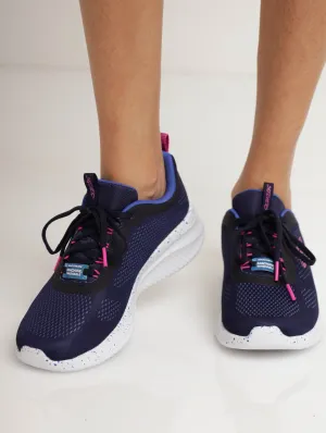 Ladies Ultra Flex 3.0 Sneaker - Navy