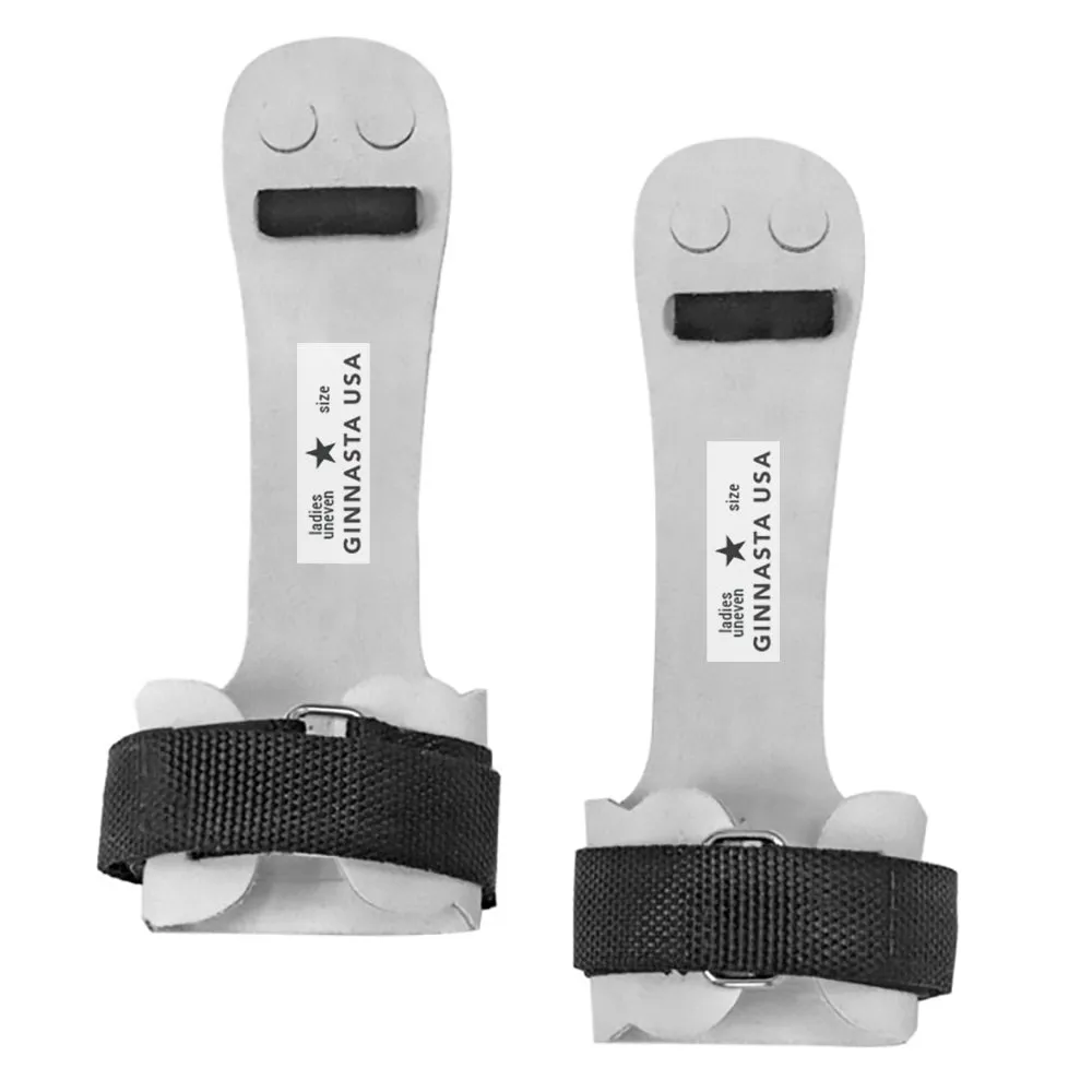 Ladies/Girls Gymnastics Dowel Grips NARROW Width - Black Hook & Loop - Ginnasta USA