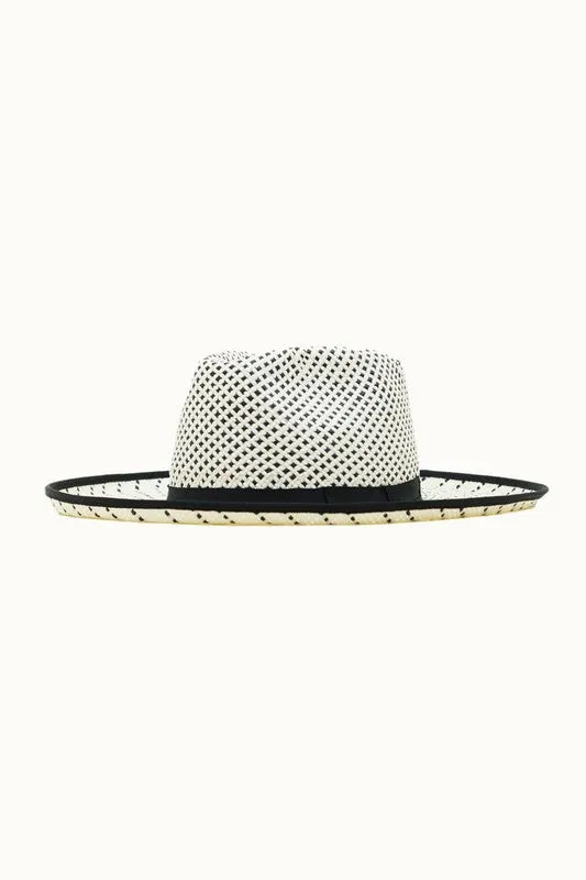 LARAMIE HAT - BLACK/NATURAL