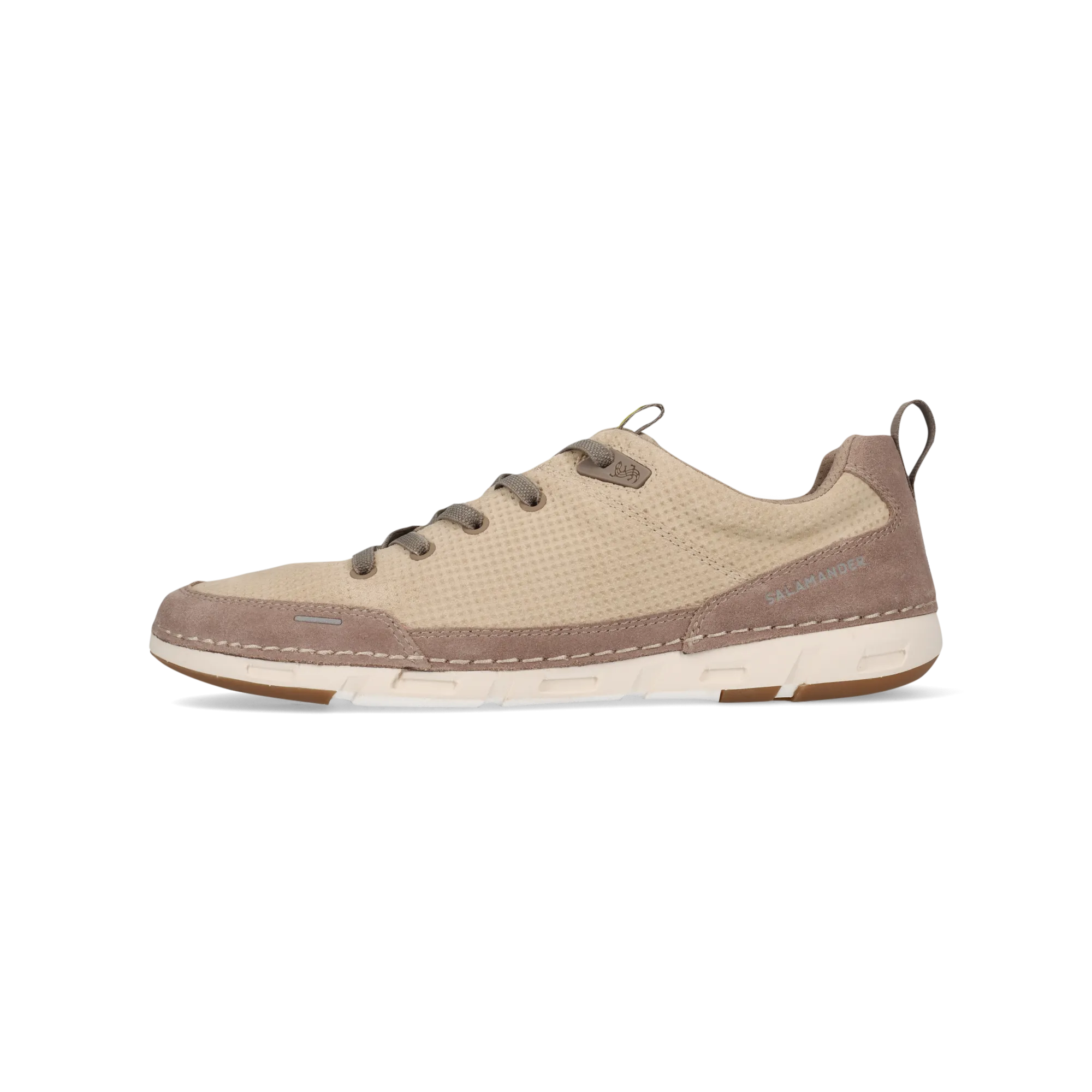 Leder Schnürer beige