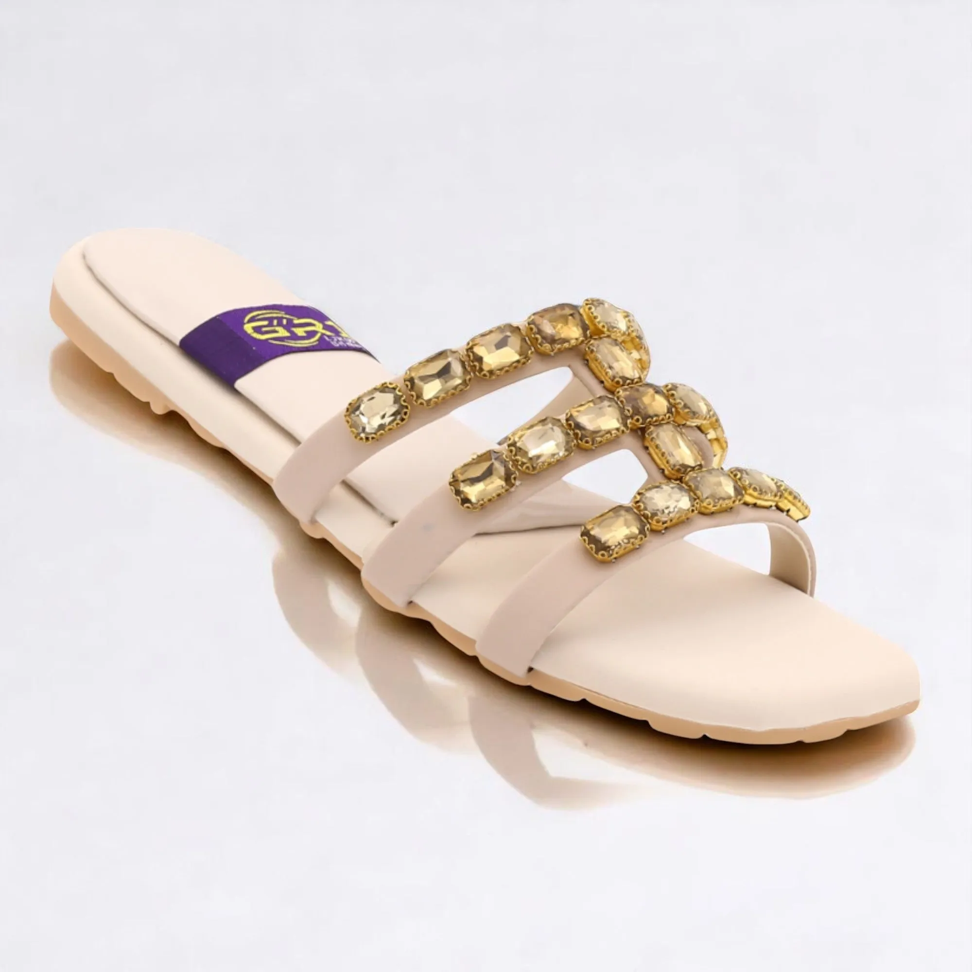 M0672 pearl slipper