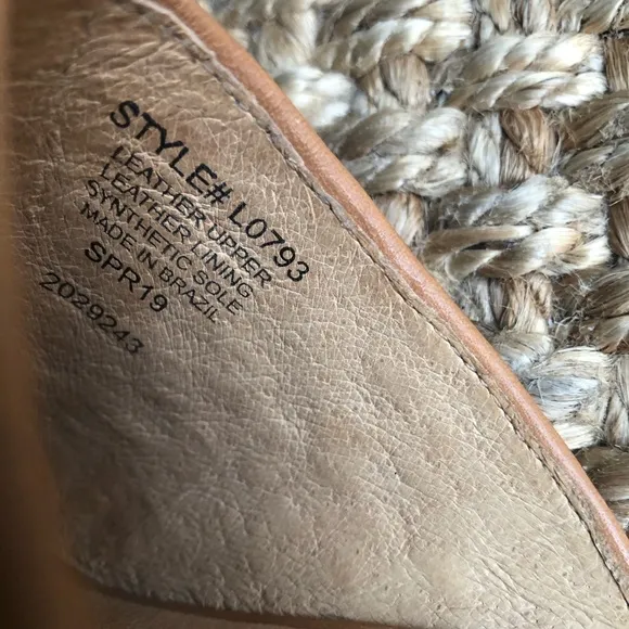 Madewell The Harper Braided Mule. Leather. Size 7.5