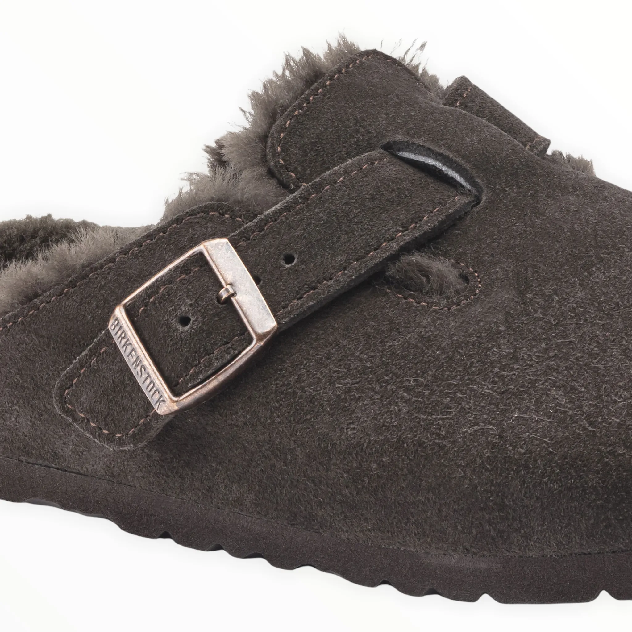 Men's Boston Shearling Suede Leather