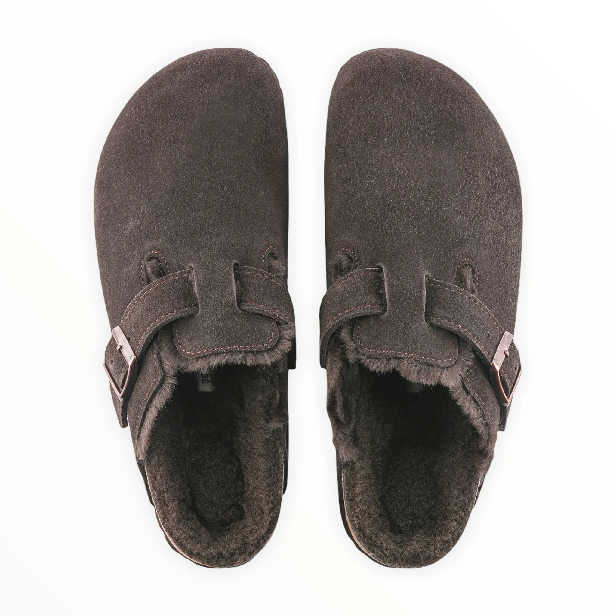 Men's Boston Shearling Suede Leather