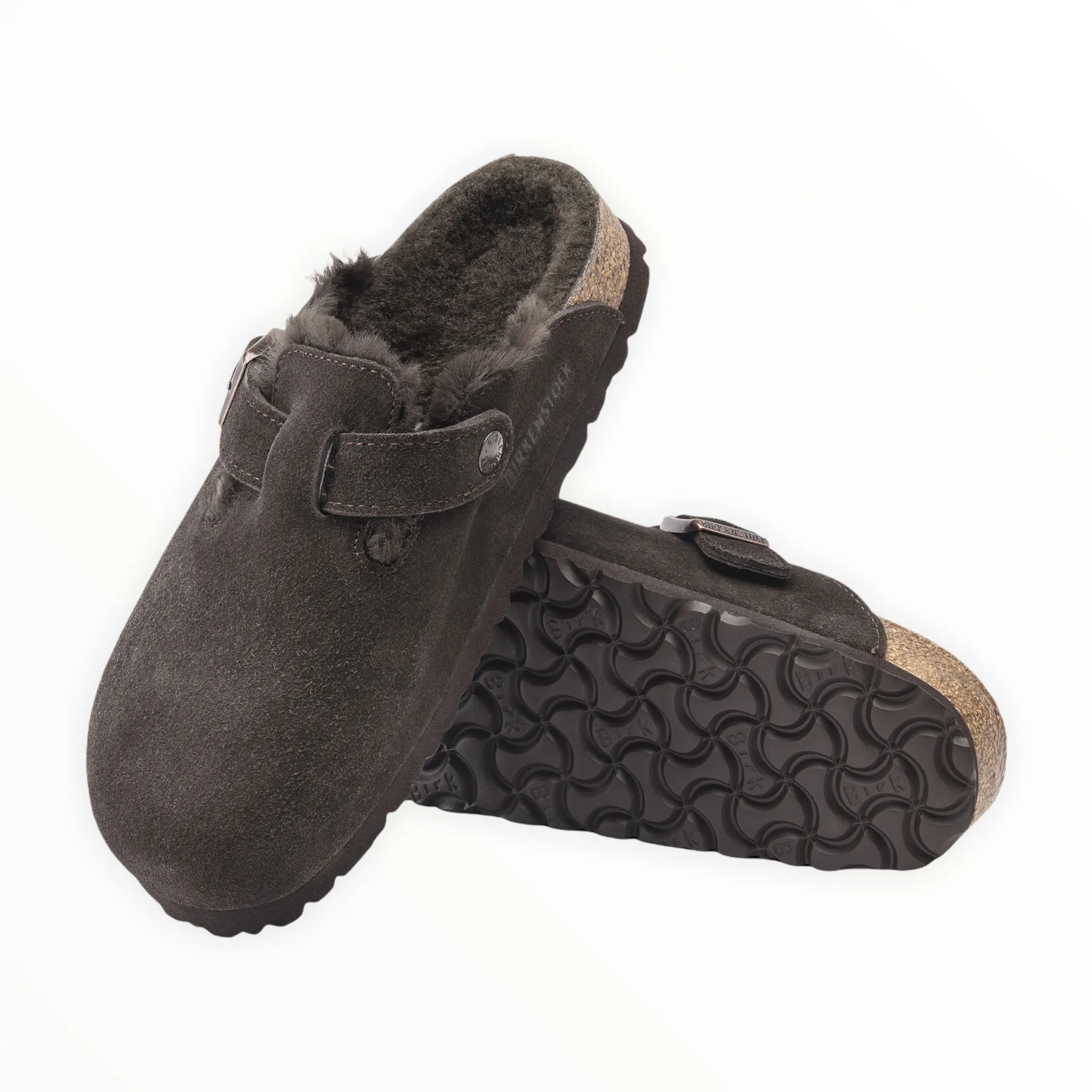 Men's Boston Shearling Suede Leather