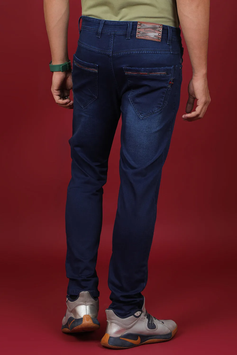 Men's Dark Blue Denim Slim Fit Crux-5035-2 Jeans