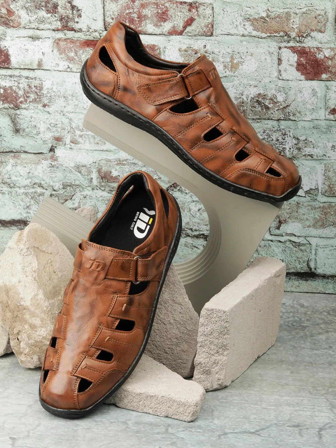 Men's Tan Hurache Casual Sandal (ID4033)