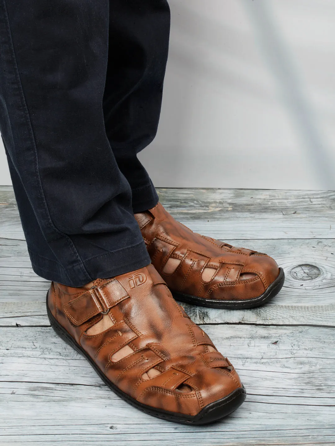 Men's Tan Hurache Casual Sandal (ID4033)