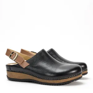 MERRIN - BLACK - LEATHER