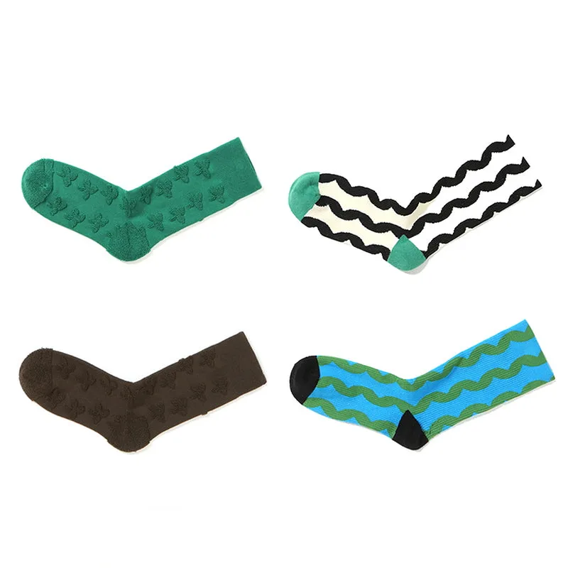 Mid-rise Crew Socks - 4 Types