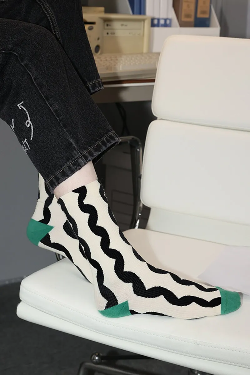 Mid-rise Crew Socks - 4 Types