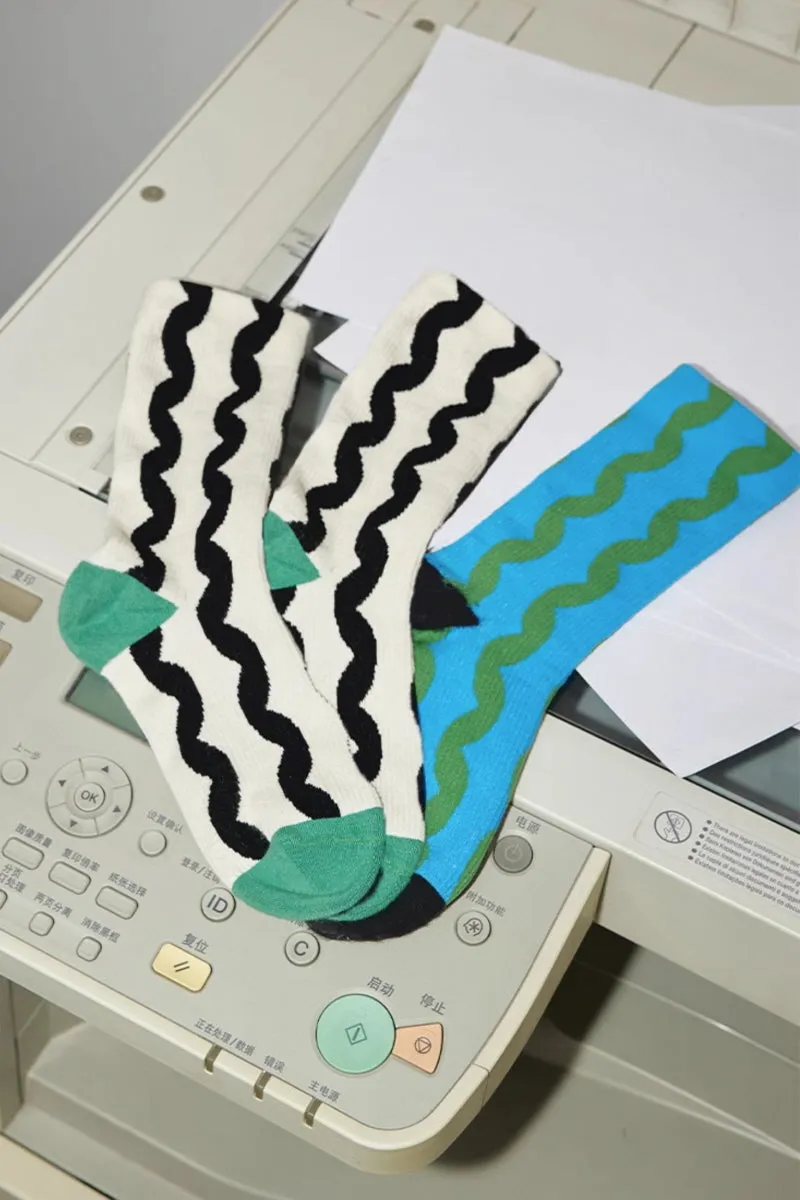 Mid-rise Crew Socks - 4 Types