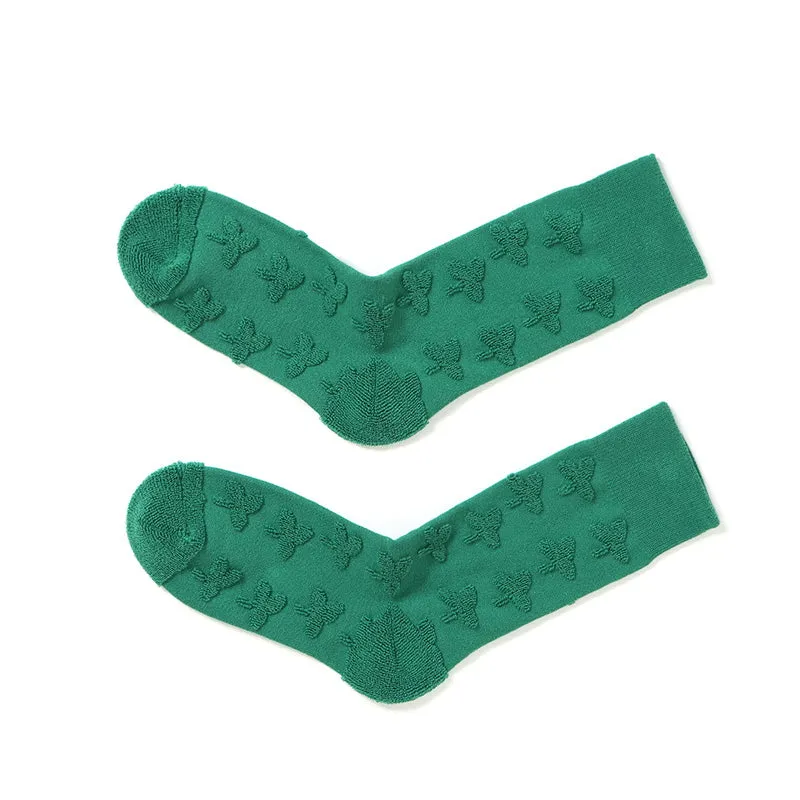 Mid-rise Crew Socks - 4 Types