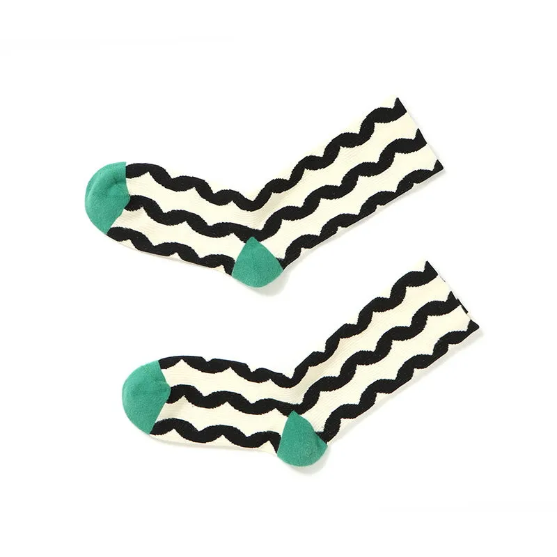 Mid-rise Crew Socks - 4 Types