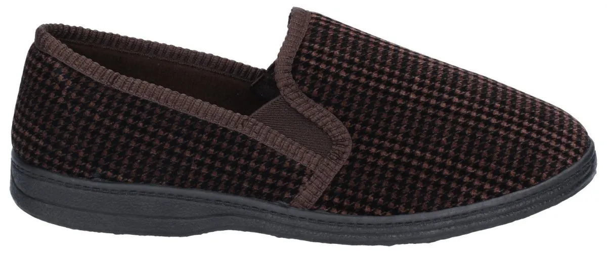 Mirak Highbury Mens Twin Gusset Slippers