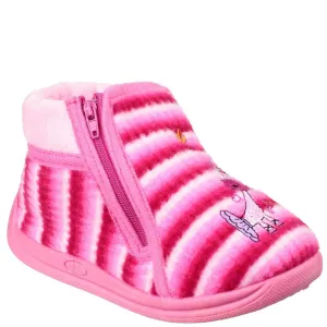 Mirak Safari Zip Up Bootie Slipper