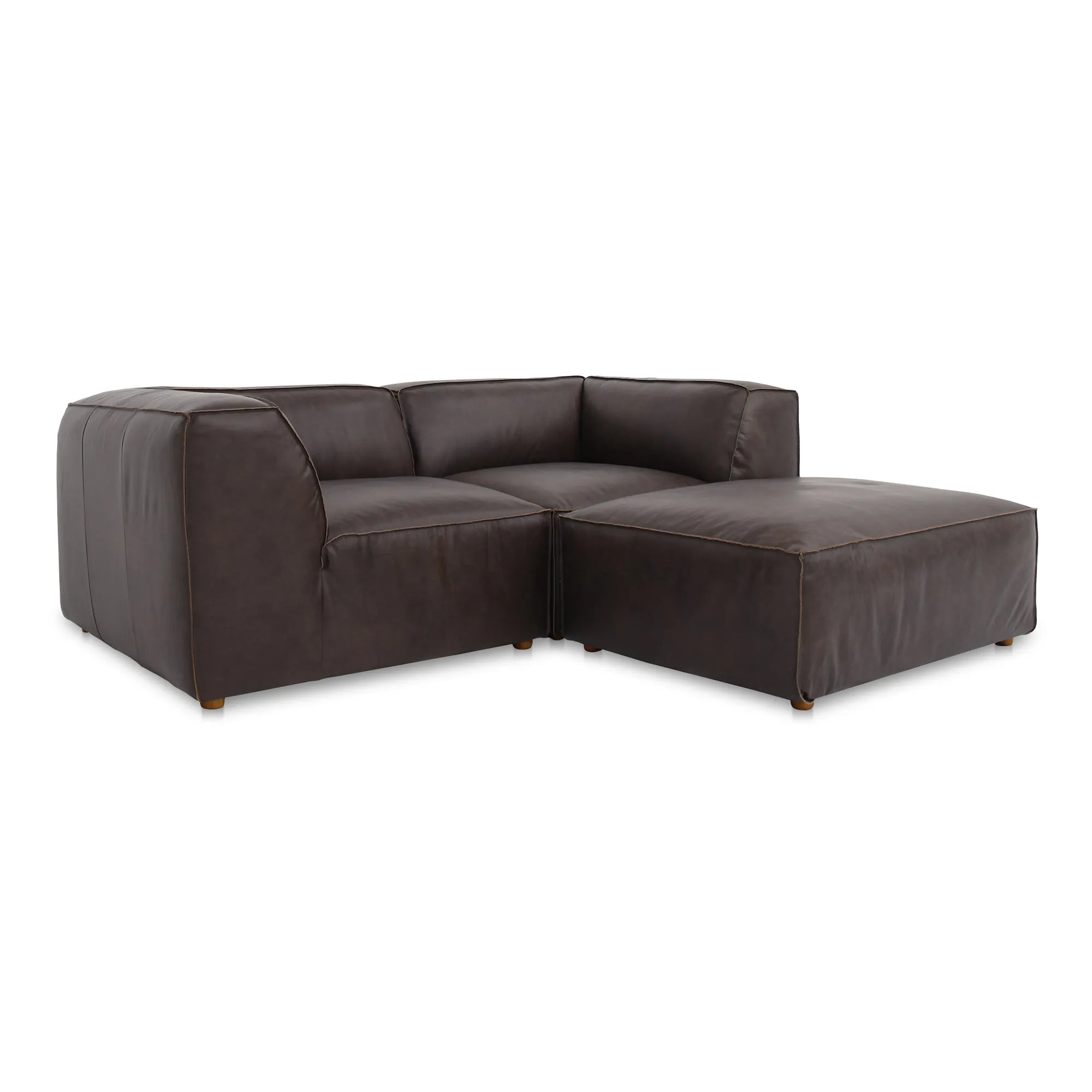 Modular Designer Haven: Customizable Leather Sitting Solution