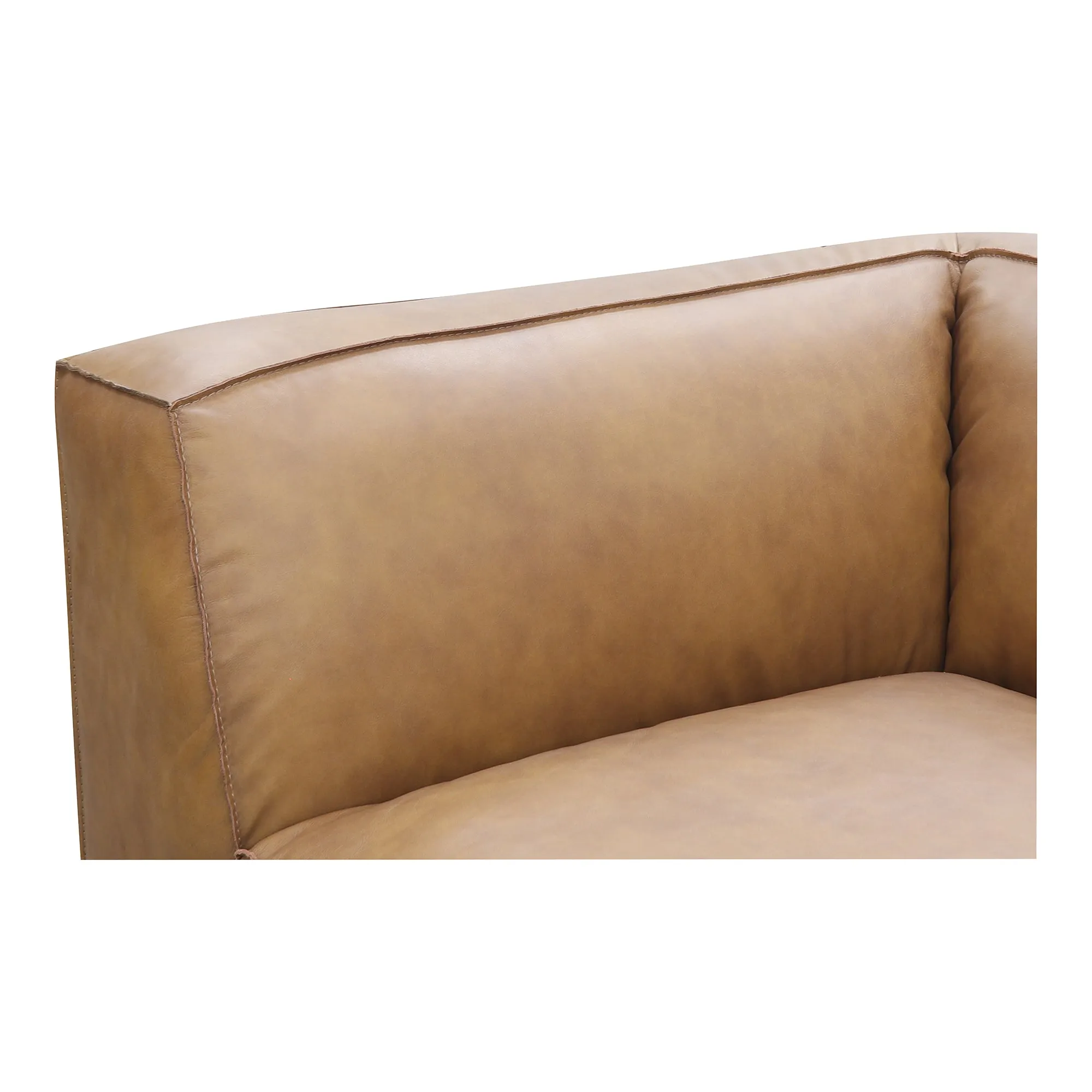 Moe's Home Collection Form Nook Modular Sectional ~ Sonoran Tan Leather