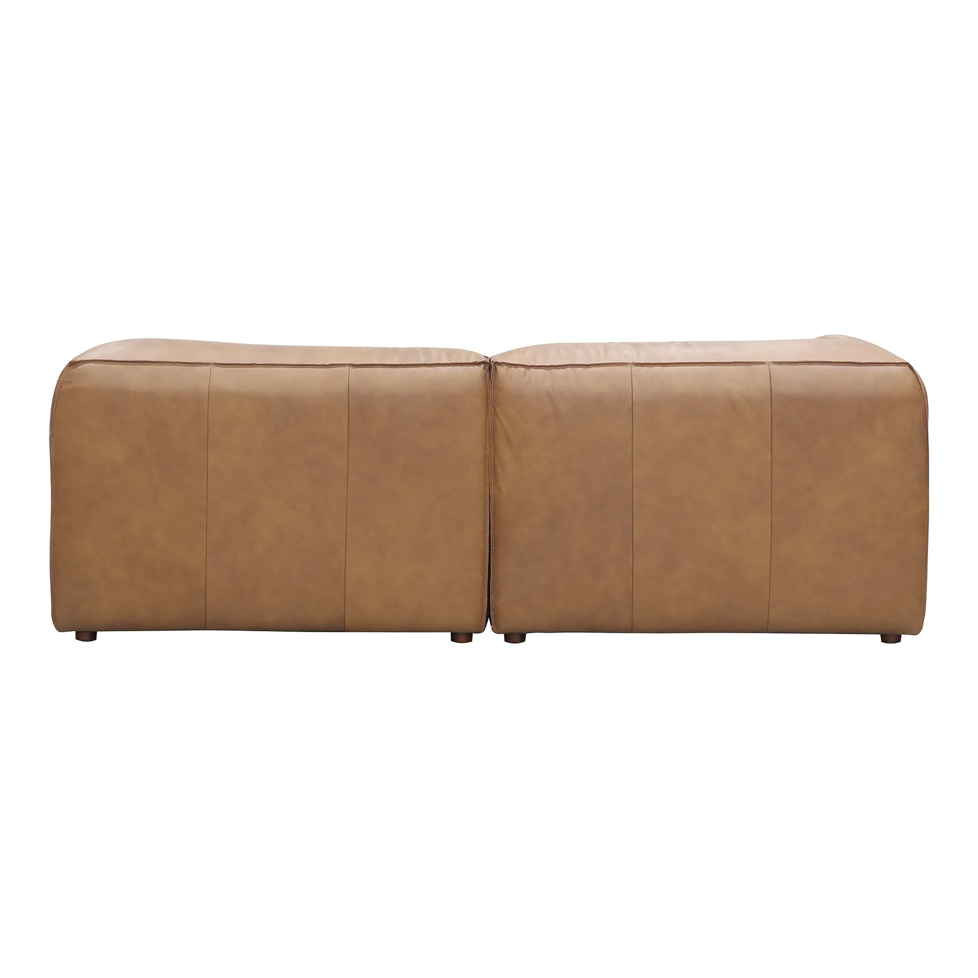 Moe's Home Collection Form Nook Modular Sectional ~ Sonoran Tan Leather