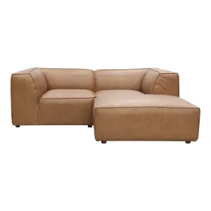 Moe's Home Collection Form Nook Modular Sectional ~ Sonoran Tan Leather
